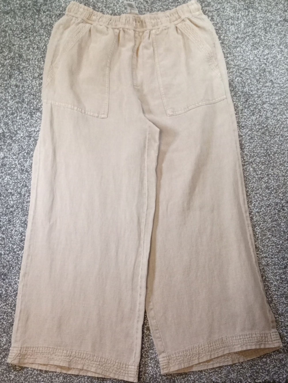 Women's Size Medium Joie Wide-Leg Casual Chinos in Light Khaki